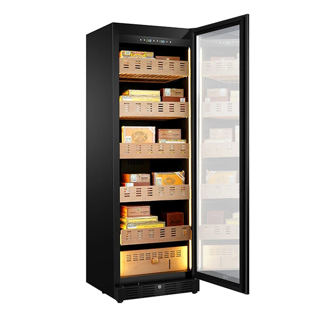 Electric Wine Cooler 350L Humidification And Dehumidification Cigar Humidor Cooler
