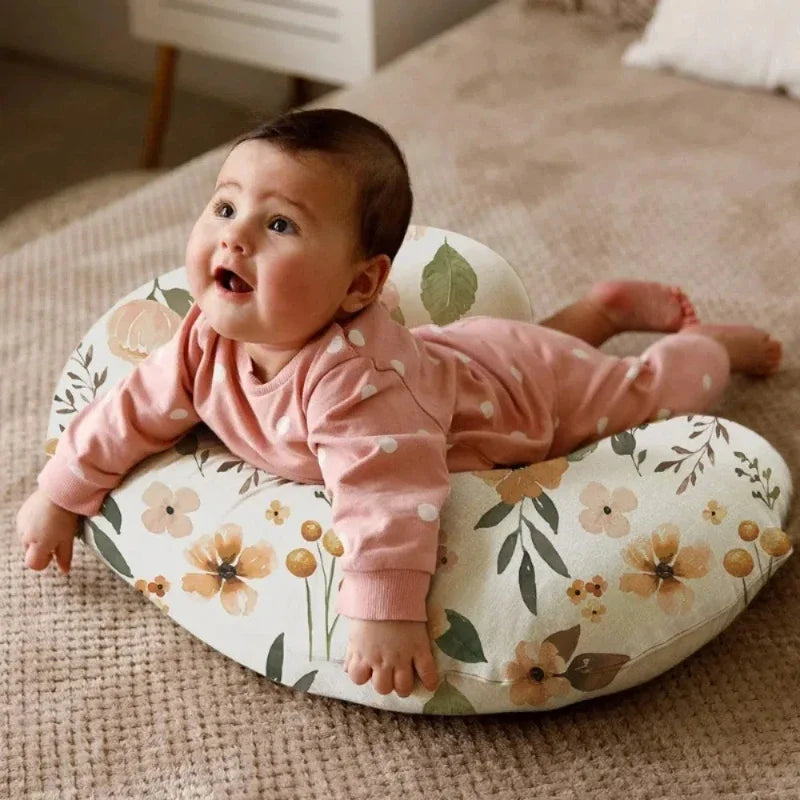 Detachable Infant Support Cushion Breathable Nursing Pillow Cover Baby Sitting Helper for Home Travel Fit 0-12 Months Infants
