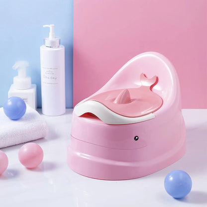 1pc Portable Toddler Potty Baby Toilet Trainer Training Toilet For Travel Stable And Safe Oval Bottom Design Non Slip Potty