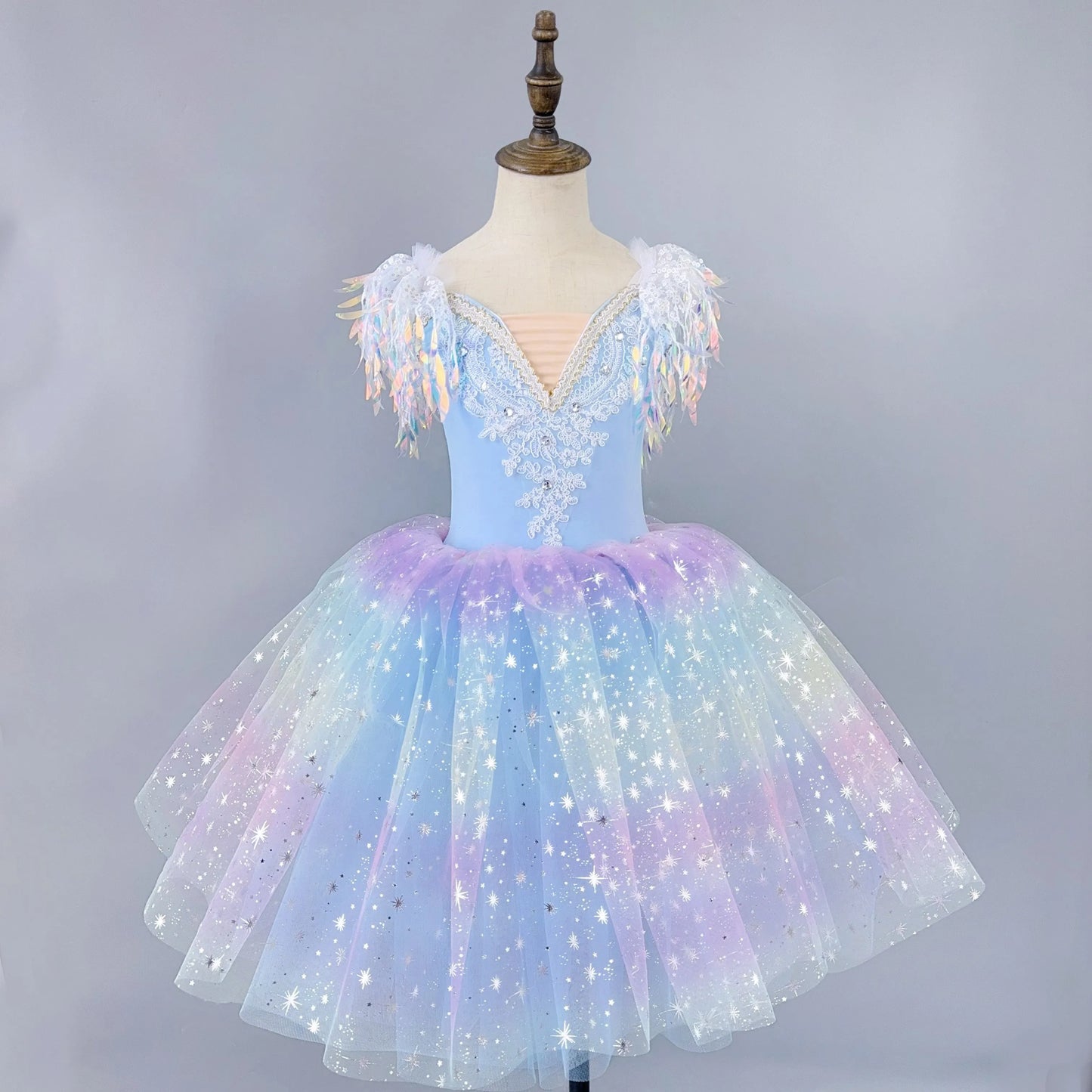Ballet Performance Tutu Dress Girls Dance Wear Outfit Children Stage Clothing Fashion Ballet Dresses Princess Vestido Kids