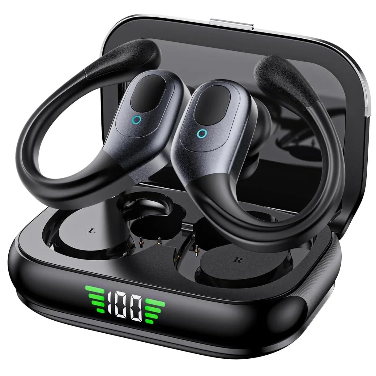 Bluetooth Earbuds Wireless Earphones Sport EarHook Headset 9D Hifi Stereo Sound Waterproof Headphones In Ear With Mic for Phones