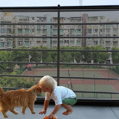 Dog Fence Dog Gate Ingenious Mesh For Indoor and Outdoor Safe Pet Dog gate Safety Enclosure Pet supplies baby safety gate