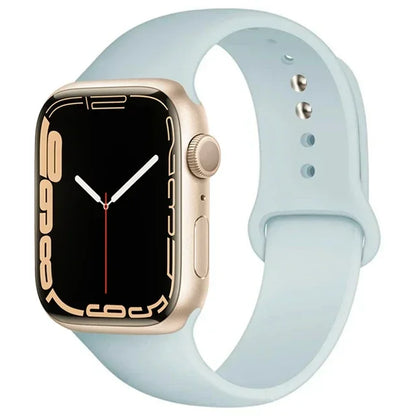 Silicone Band For Apple Watch strap 46mm 44mm 45mm 40mm 41mm 42-38mm 49mm sport bracelet iwatch series 11 10 9 8 7 6 5 SE Ultra3