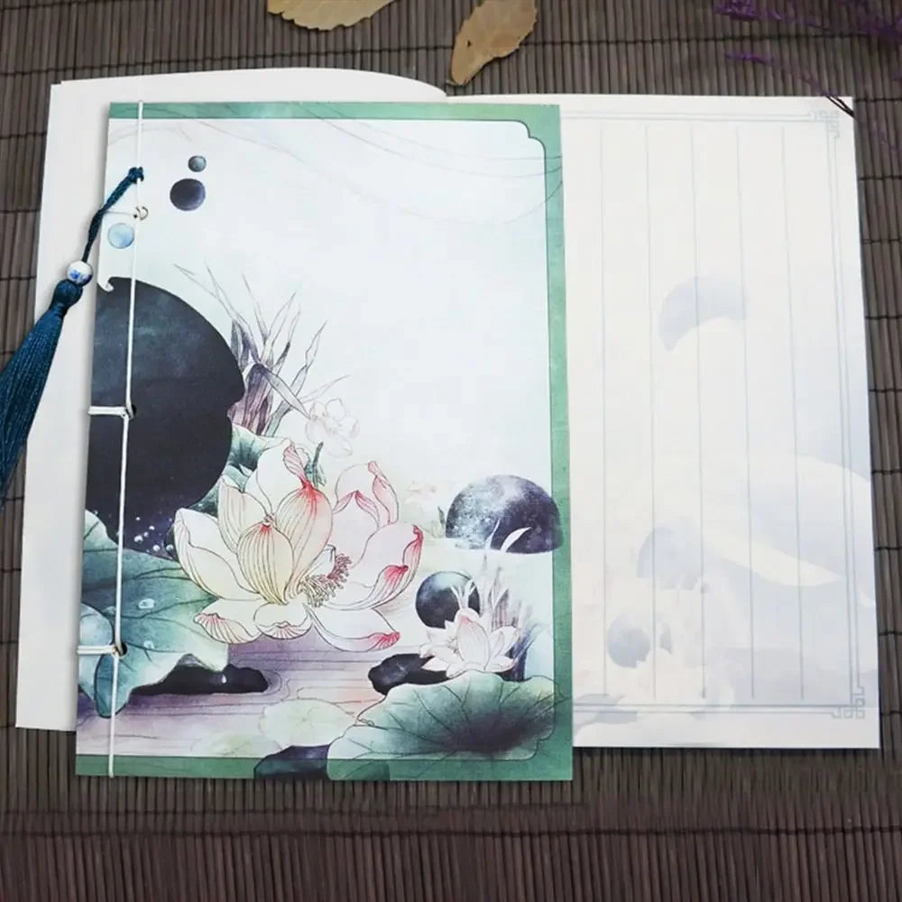 1PC Vintage Retro Chinese Style Notebook Sketchbook Journal Diary Book Notepad Weekly Planner Stationery Office School Supplies