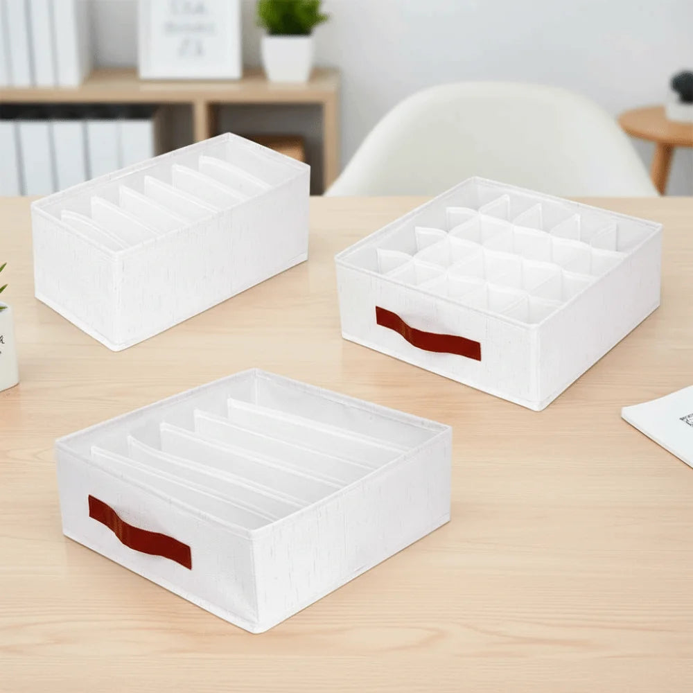 Multi-Functional Drawer Organizer Foldable Underwear Cabinet Wardrobe Organizer Washable Clothes Ties Storage Box Home Storage