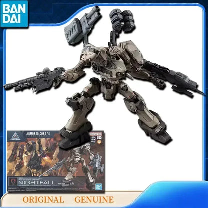 Bandai Original Genuine Gundam 30MM ARMORED CORE VI STEEL HAZE NIGHTFALL Anime Action Figures Toys Gift Assembly Model Ornaments