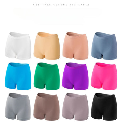 Womens Seamless Underwear Safety Pants 2-in-1 No Wedgie Boyshorts for Women Yoga Pant Shorts Boxers Boy Shorts Panties Underpant