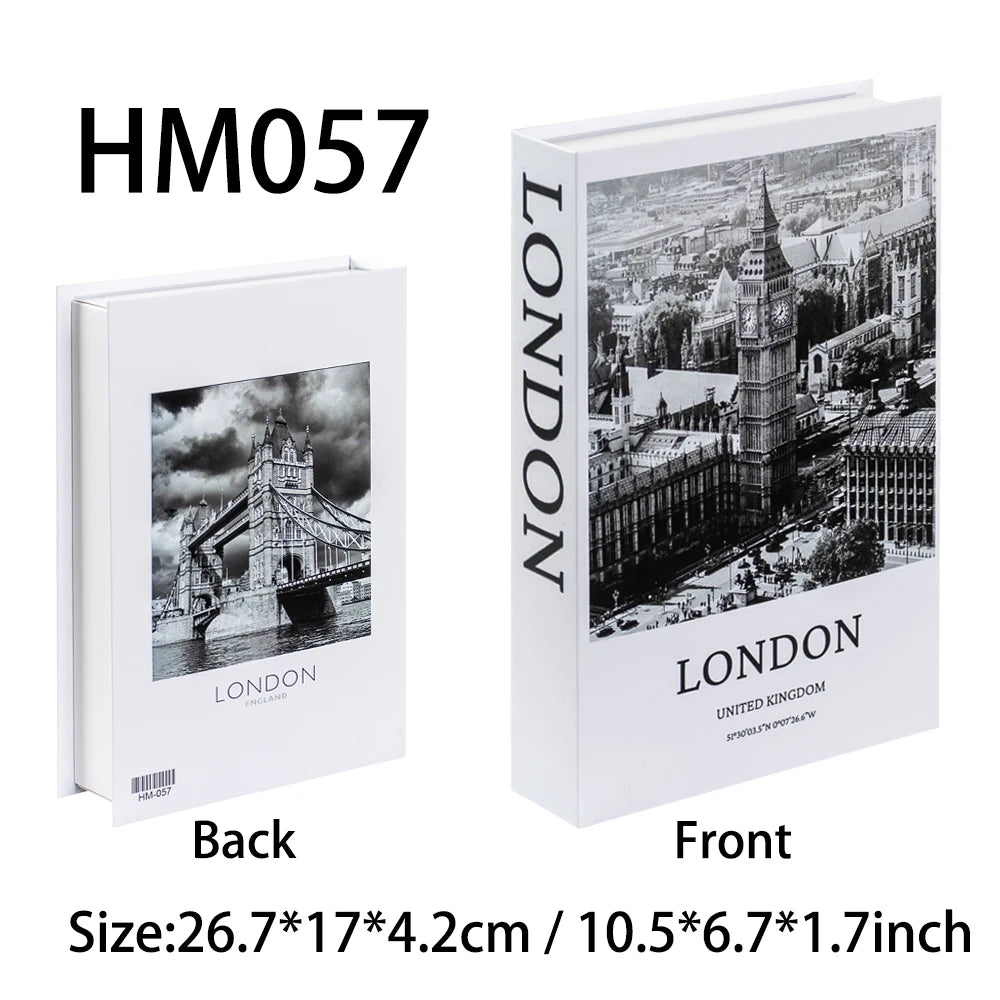 Luxury Fake Books Home Decoration Accessories for Living Room Fashion Fake Book Storage Box Simple Nordic Coffee Table Books