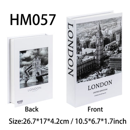 Luxury Fake Books Home Decoration Accessories for Living Room Fashion Fake Book Storage Box Simple Nordic Coffee Table Books