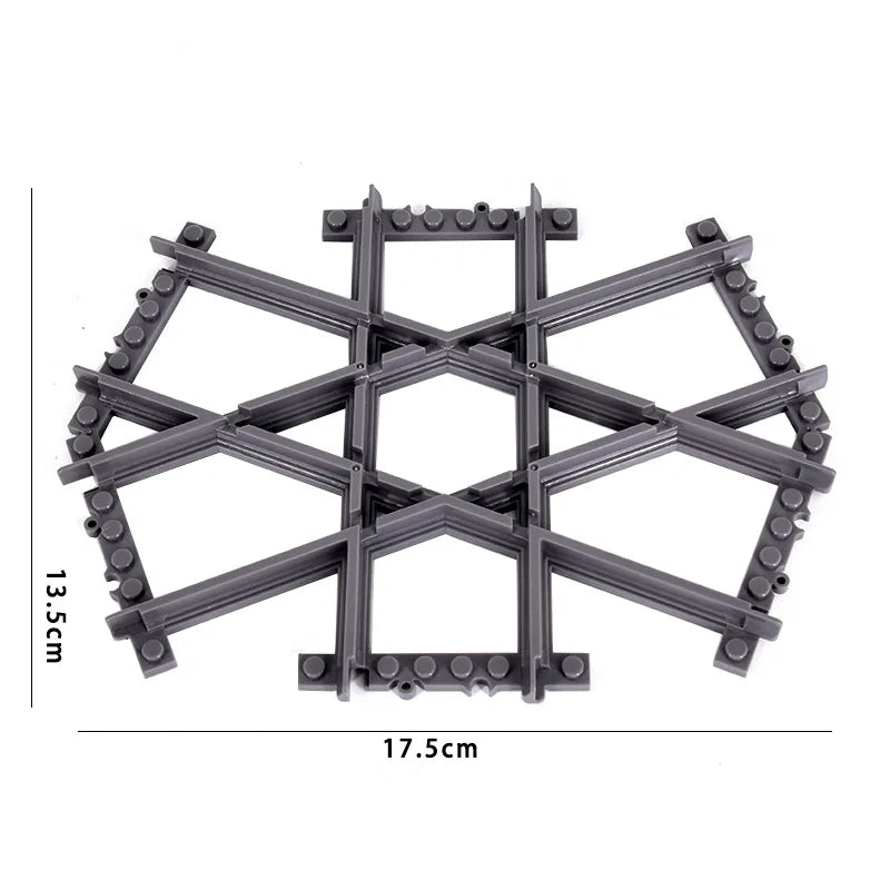 NEW City Trains Flexible Tracks Soft Straight Curved Rails Switch Building Block Creative Models Railways Toys For Kids Gifts