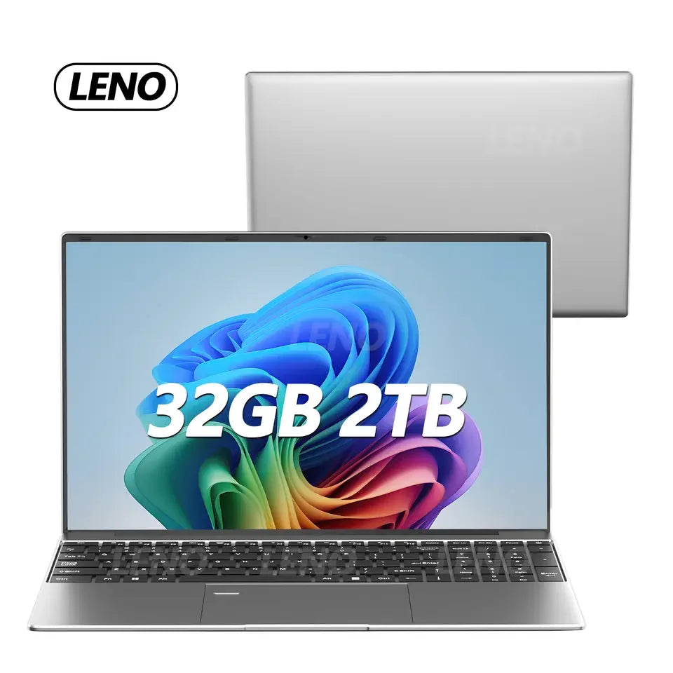 LENOU 15.6 Inch FHD Ultra Slim Laptop, Intel Core I9-10980, 32GB RAM, 2TB NVMe SSD Windows 11 Portable Notebook for Gaming, Home