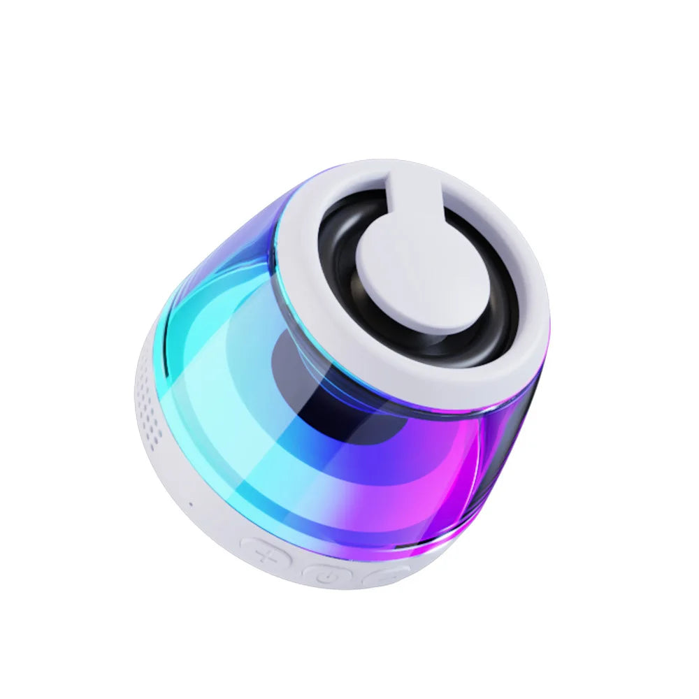 Magnetic Bluetooth Speaker RGB Mini Portable Speaker Magnetic Portable Ring Wireless Sound Box Bluetooth Speaker Tower