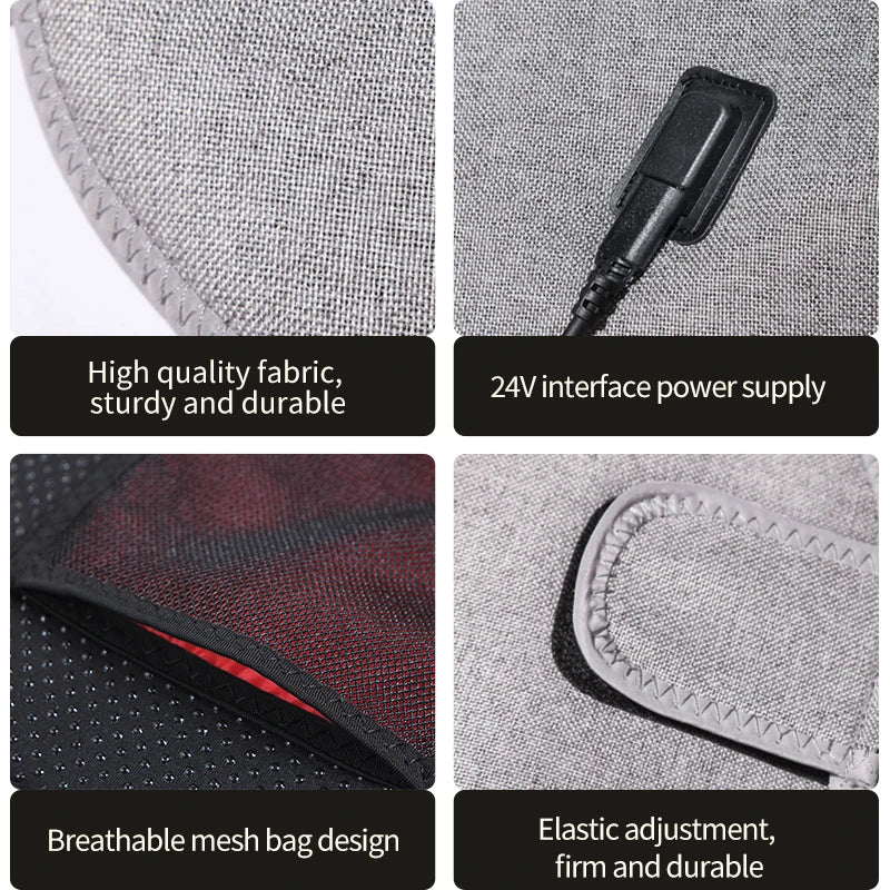 Red Light Shoulder Back Support Heated Massage Vest Winter Warmth Relieves Muscle Relaxation Relief Pain Shoulder Care