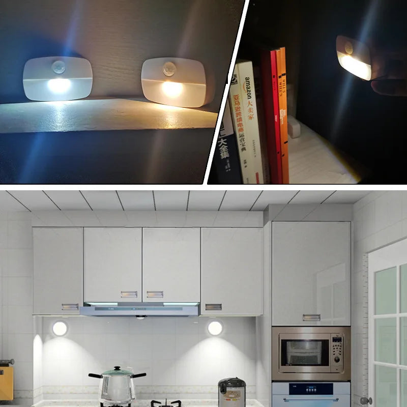 Motion Sensor LED Night Light, Plug-in Socket, 3 Modes Night Lamp For Room Kitchen Hallway Human Induction Emergency Lighting