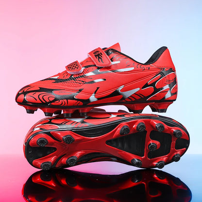 New Men Kids Football Boots Ultralight Boys Professional Soccer Shoes Cleats Non-Slip Match Grass Training Shoes Drop Shipping