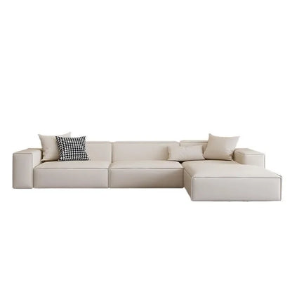 Italian Minimalist Fabric Sofa Compact Straight Design for Small Apartment Office Rental Room Modern Living Room Furniture