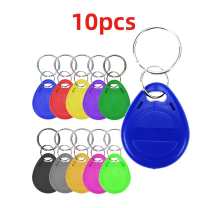 5YOA 10/20pcs 125KHz T5577 Keyfobs Rewritable Duplicate Tag 5200 Proximity Copy Access Card ID Token Ring RFID Cloner Keychain