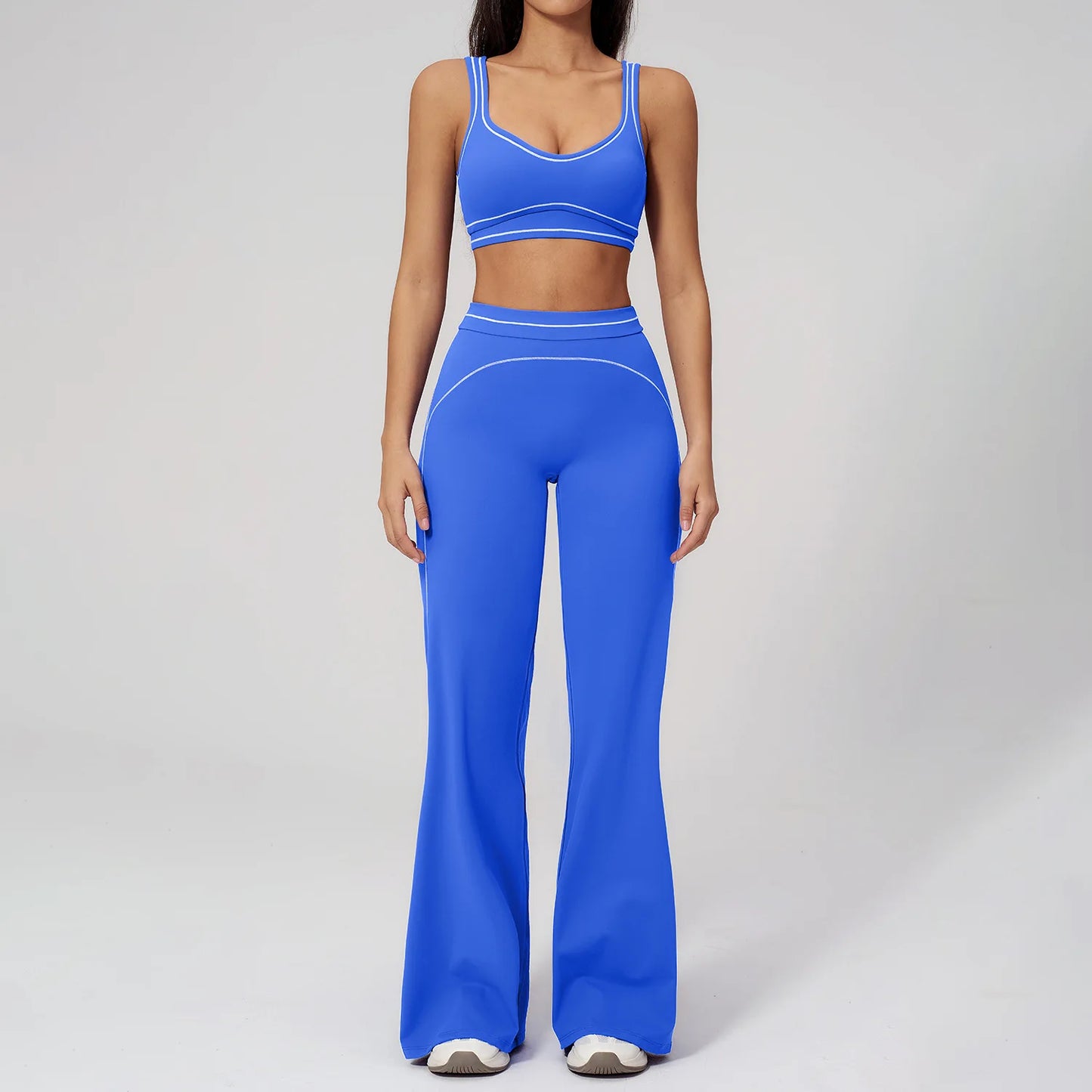 Yoga Suit 2PCS Women Tracksuits Sports Outfits Gym Clothes Running Sports Bra Suits Female Workout Yoga Clothes Athletic Wear