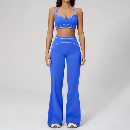 Yoga Suit 2PCS Women Tracksuits Sports Outfits Gym Clothes Running Sports Bra Suits Female Workout Yoga Clothes Athletic Wear