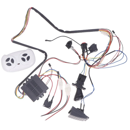 Children Electric Car DIY Modified Wires And Switch Kit With 2.4G Bluetooth RC And Controller For Baby Electric Car Self-made