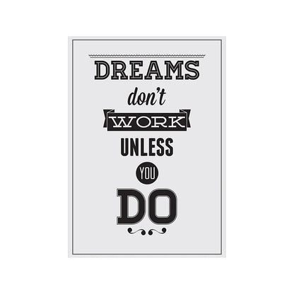 Motivational Posters Inspirational Quote In English Wall Art Decorative Painting Home Room Office Classroom Creative Decoration