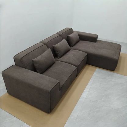 Comfortable Corner Luxury Boneless Couch Lazy Couches Hotel Modern Compressed Sofa Loveseat Salon Gray Couch Sofa Furniture