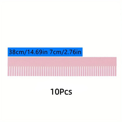 10Pcs Adjustable Drawer Dividers Organizer System for Cupboard Underwear Socks - Household Storage Solution