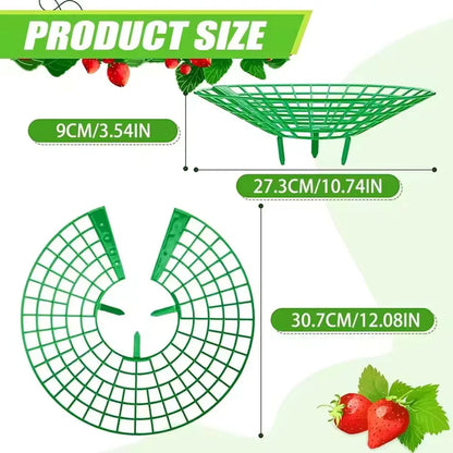 5-20pcs Strawberry Plant Supports with 3 Sturdy Legs Strawberry Growing Racks Protector Frame Holder Cage From Mold Rot Dirt