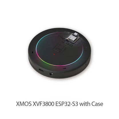 Seeed Studio ReSpeaker Mic Array 4-Mic Circular Array XMOS XVF3800 360° Far-Field Voice Pickup 5m I2S USB AI Audio with Case