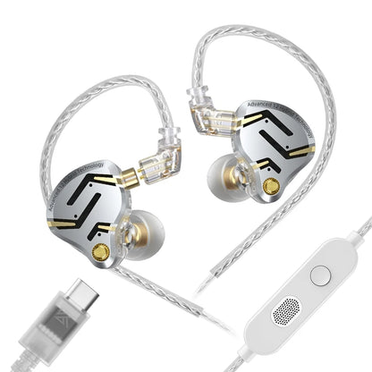 KZ ZS12 Pro 2 Flagship-Grade HiFi IEM Earphones Ultra-Linear 1DD+5BA Hybrid Driver Clarity Sound Wired Headphones Detachable Cable Ergonomic Gaming Earbuds