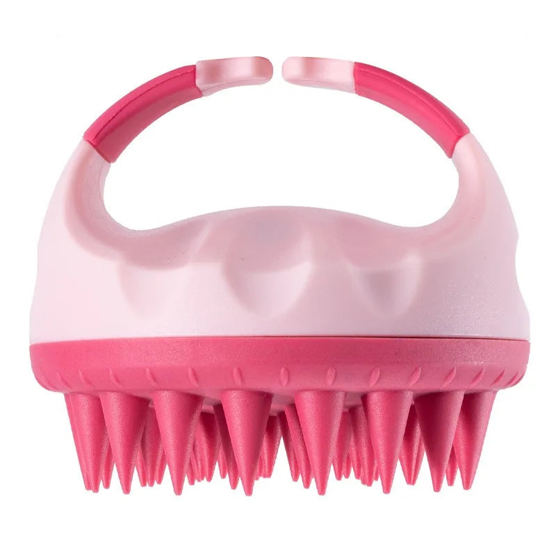 Shampoo Head Scalp Massage Brush Silicone Soft Skin Friendly Hair Washing Massager Comb SPA Massage Brush Beauty Hair Tool Salon