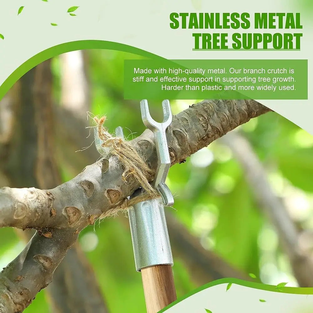Universal Metal Tree Branch Support Silver Orchards Tree Brace Tree Straightening Kit for 5pcs Garden