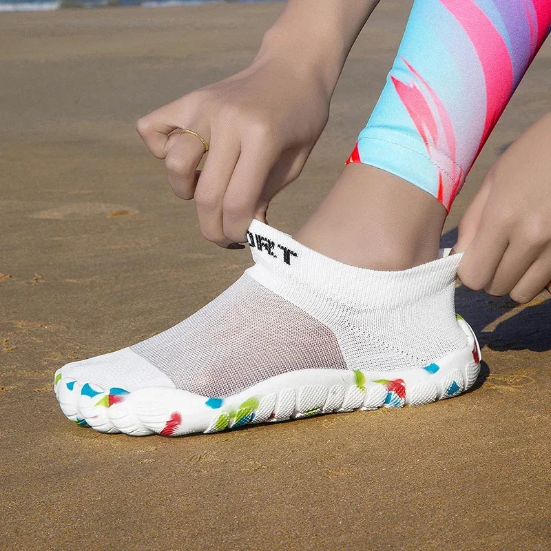 Aqua Shoes For Women Men Barefoot Water Shoes Anti-Slip Quick-Drying Outdoor Beach Upstream Wading Swimming Shoe Sneakers Unisex