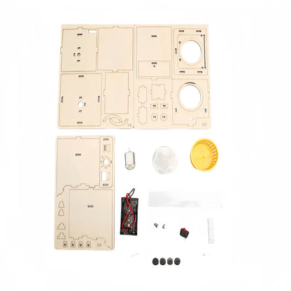 Kids Science Toy Washing Machine Technology Gadget STEM Physics Wooden 3D Puzzle Kit Learning Educational Toys for Children