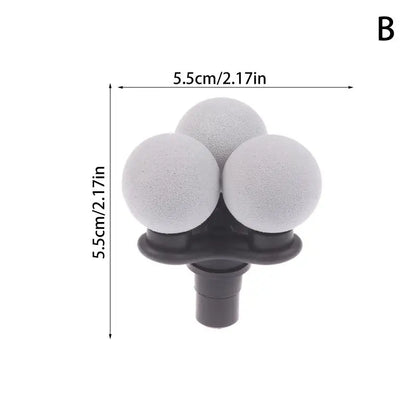 Muscle Massager Heads Percussion Massage Replacement Parts for Fascia Massage  Deep Relaxation for Athletes and Home