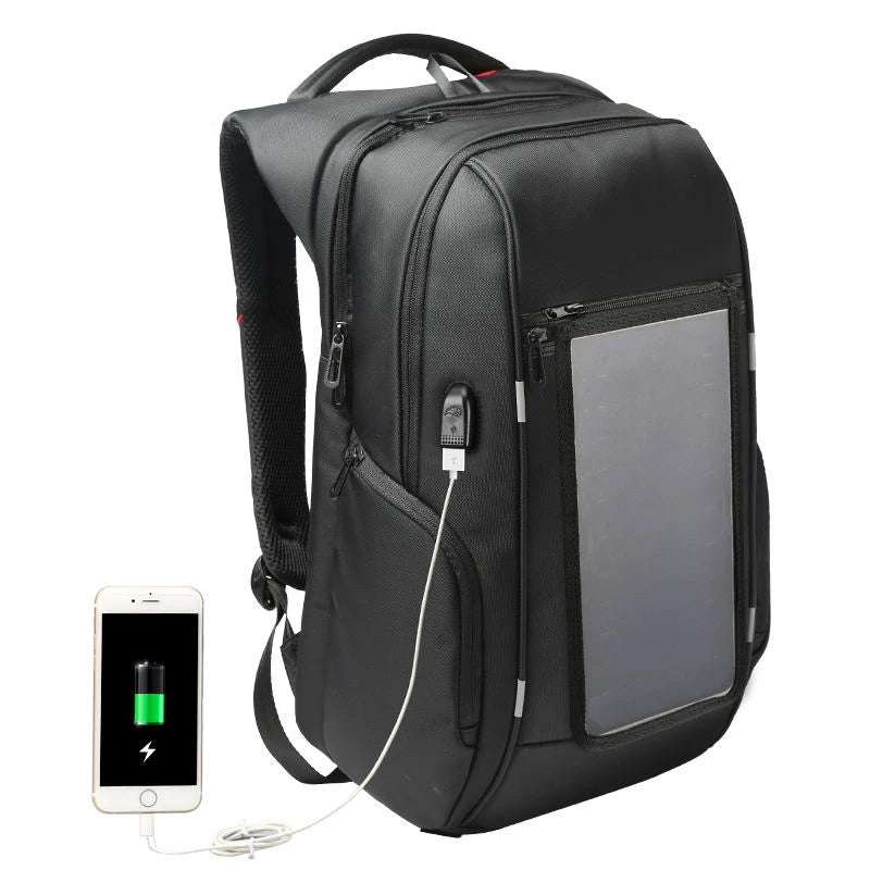 6.4W 9w solar charging power supply backpack with mobile power supply USB charger