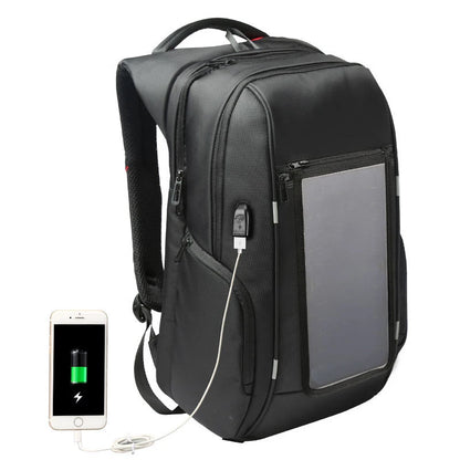 6.4W 9w solar charging power supply backpack with mobile power supply USB charger