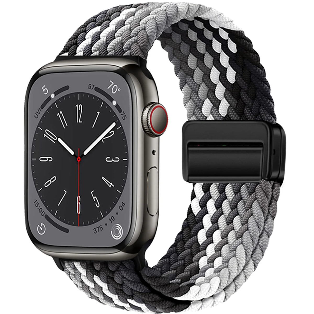 Braided Strap For Apple Watch Bands 40mm 45mm 41mm 44mm 42/46mm 49mm magnetic Bracelet iWatch series se 7 5 6 8 9 10 11 Ultra3 2