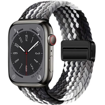 Braided Strap For Apple Watch Bands 40mm 45mm 41mm 44mm 42/46mm 49mm magnetic Bracelet iWatch series se 7 5 6 8 9 10 11 Ultra3 2