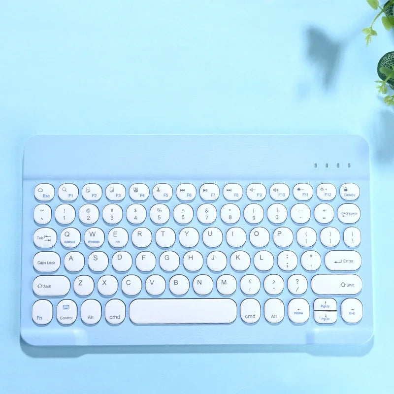Spanish/English Keyboard Ultra Thin Wireless Keyboard Mouse for iPad Pro for Xiaomi Samsung Keyboard Bluetooth 10 inch