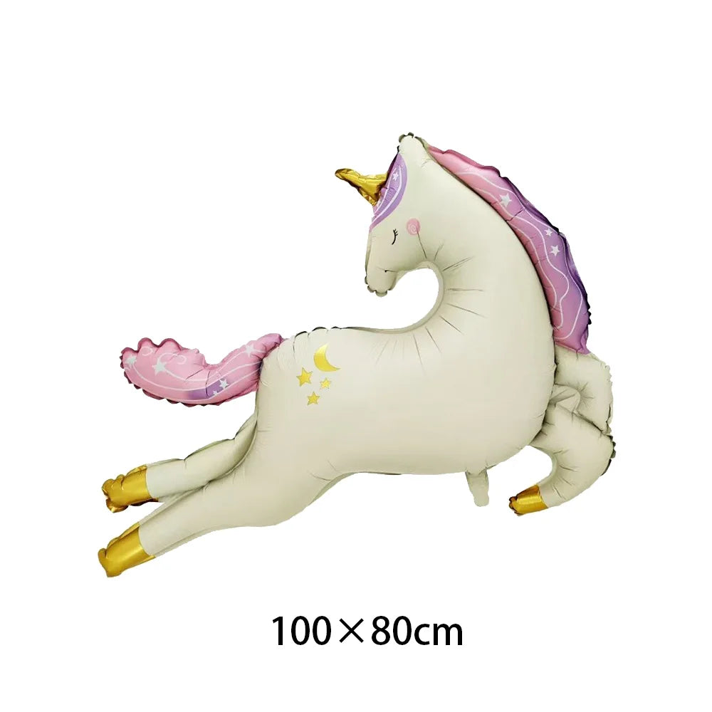 Rainbow Unicorn Balloon Unicorn Party Decor Supplies Unicorn Birthday Party Decoration Baby Shower Kids Girls Birthday Decor