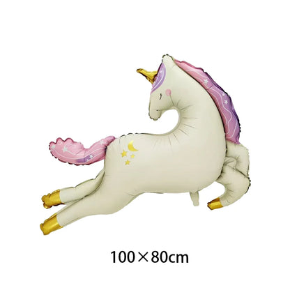 Rainbow Unicorn Balloon Unicorn Party Decor Supplies Unicorn Birthday Party Decoration Baby Shower Kids Girls Birthday Decor
