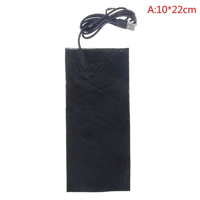 5V Temperature USB High Temperature Heater – Carbon Fiber Far Infrared Heater, Waist & Knee Pad Electric Heater 50℃-60℃