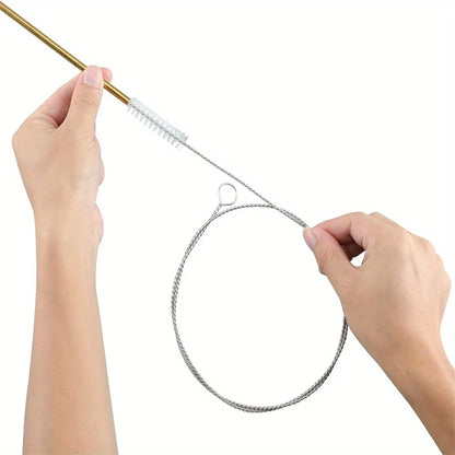 4pcs/pack 40 Inches Brush Cleaner for Cleaning Straw, Kegerator, Feeding Tube, Siphon Hose, Sunroof Drain, Refrigerator Drain, 2