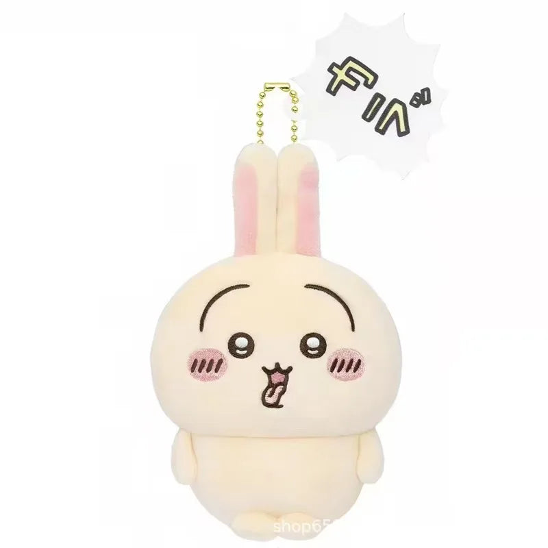 Kawaii Cartoon Keychain Bag Charm Cute Anime Figure Keyrings Pendant Backpack Accessories Party Favor Holiday Gift