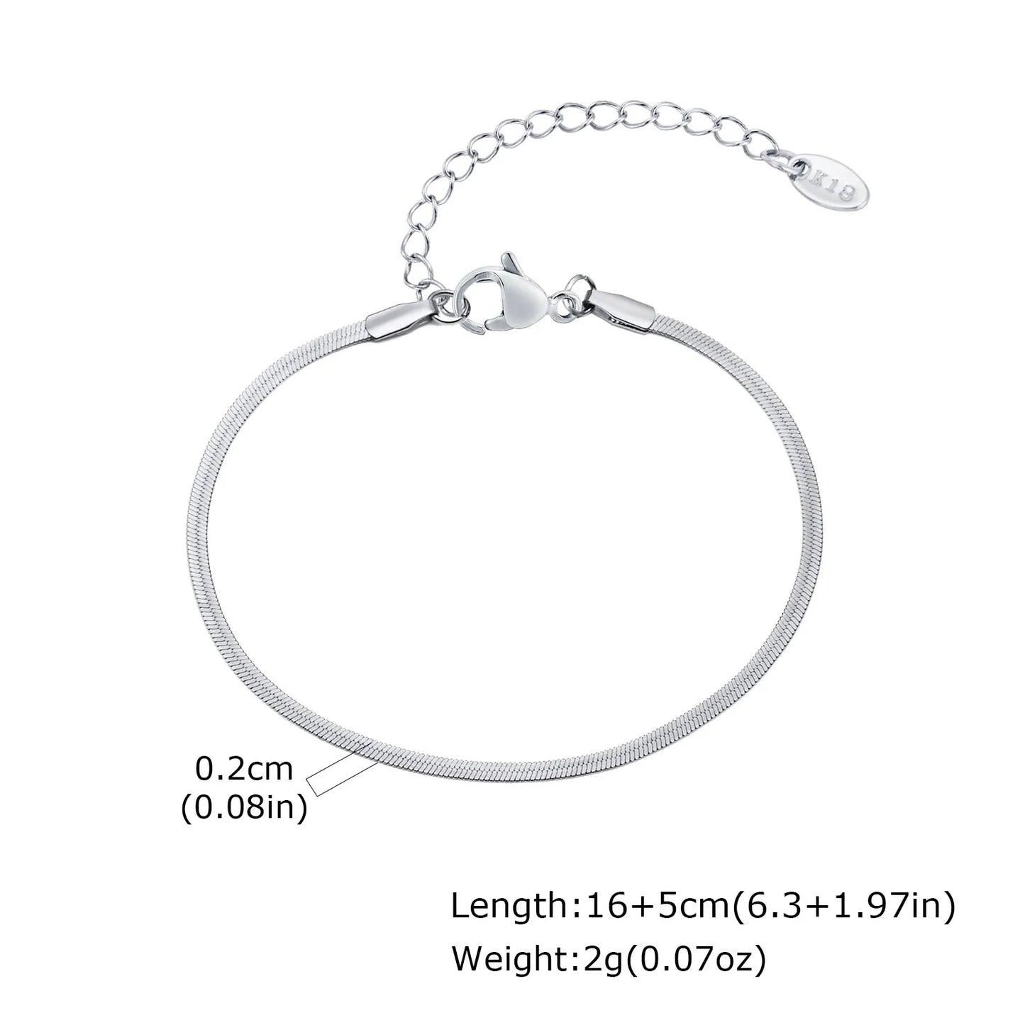 1/2/3pcs Chain Bracelet for, Stainless Steel Twisted Rope Cuban Chain