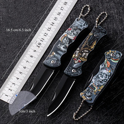 1PC,Heavy Duty Box Cutter Folding Knife Stainless Steel Fruit Peeling Knife Camping Portable Knife Tactical Tools Utility Knife