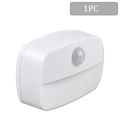 LED Night Light with Motion Sensor Cabinet Lamp Wireless Bedside Nightlight Battery Power For Bedroom Closet Stairs Lighting