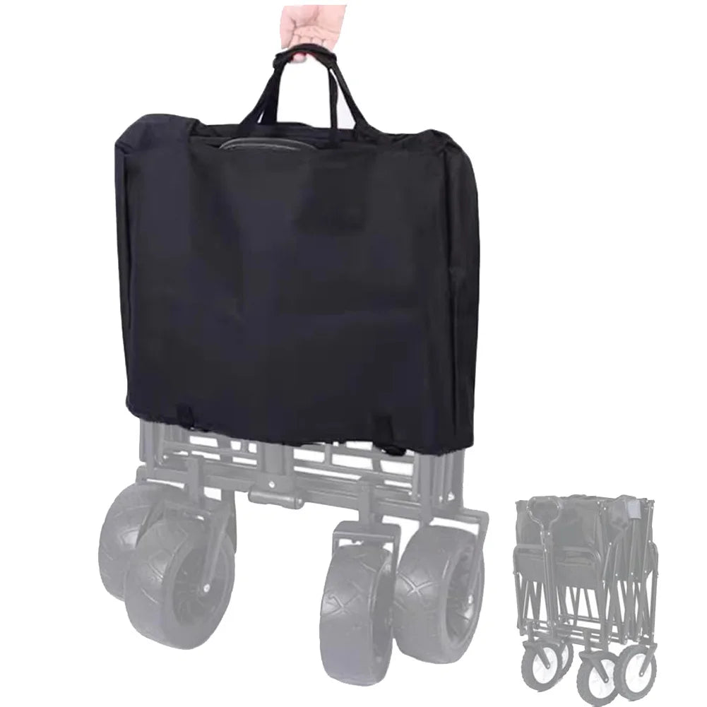 Camping Cart Folding Wagon Cover Storage Bag Dustproof Waterproof And Compact For Beach Picnic RV And Outdoor Adventure Use
