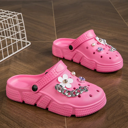 Lightweight Clog and Mules, EVA Garden Shoes, Non-Slip Sandals, Comfortable Slip-On Shoes for Indoor Outdoor, Beach Slippers 888